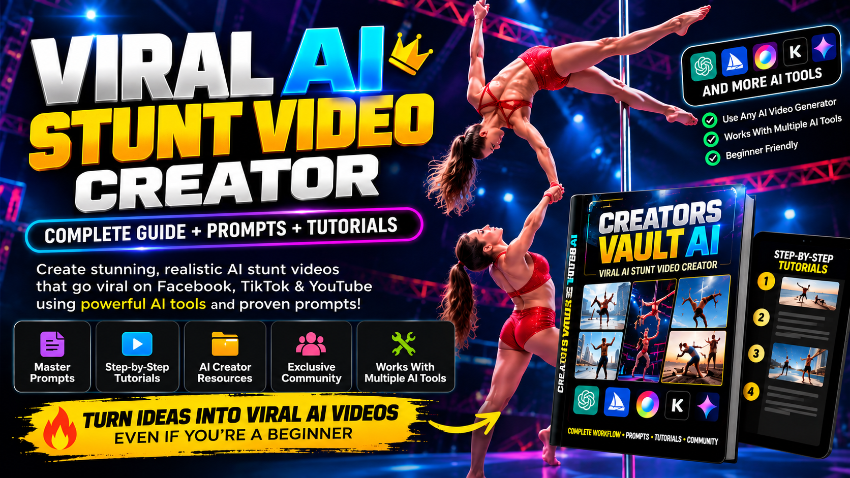 Viral AI Stunt Video Creator